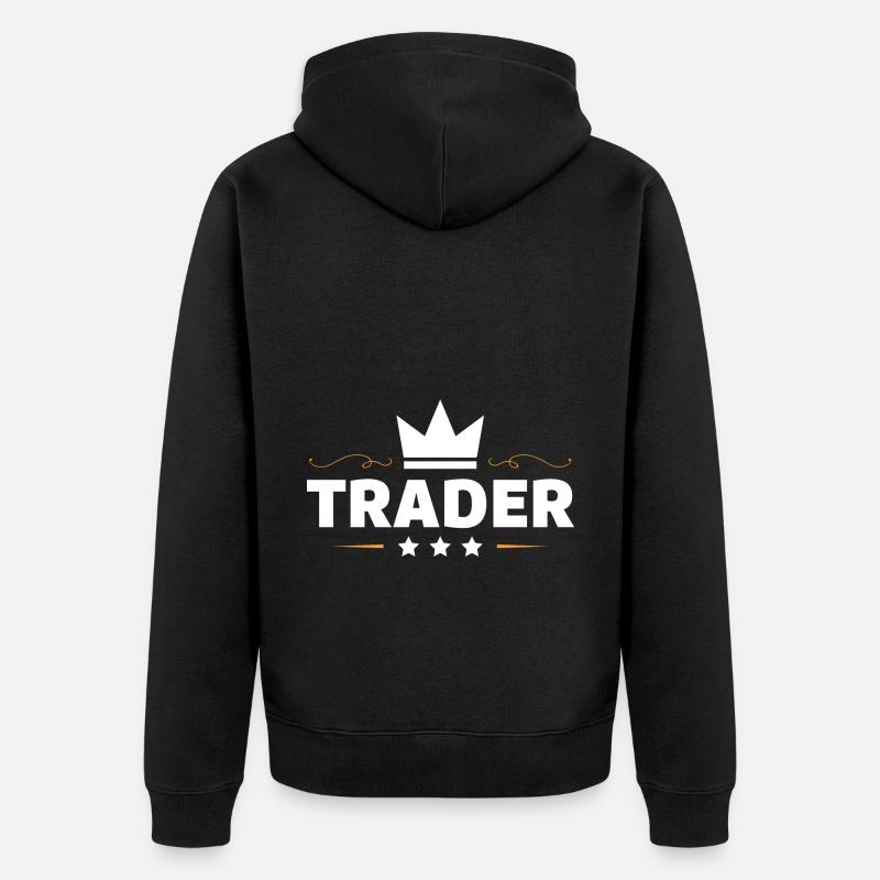 Profession de commerçant - Veste à capuche bio Premium Unisexe - noir