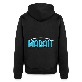 Philippines - Mabait - Unisex Premium Organic Zip Hoodie - black - Back - Nico (187cm)