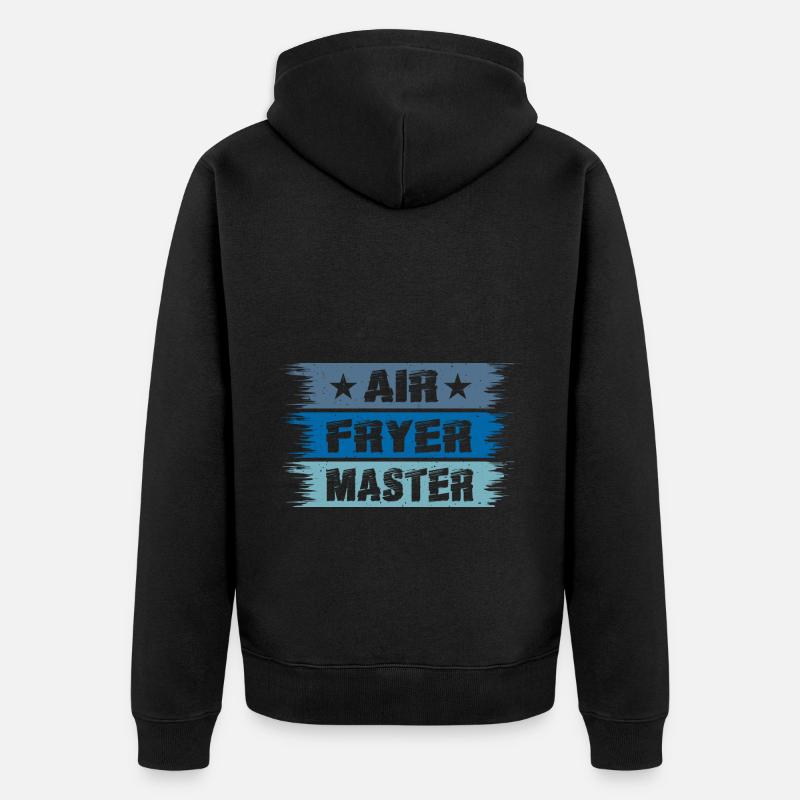 Heißluftfritteuse Master Culinary Crafts - Unisex Premium Bio Zip Hoodie - Schwarz