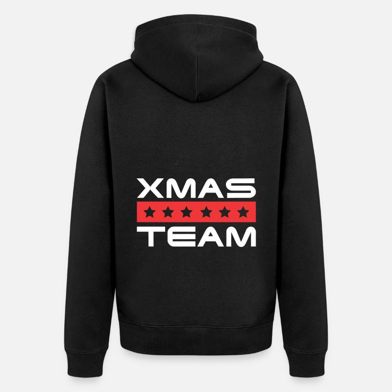 L’équipage de Xma - Veste à capuche bio Premium Unisexe - noir