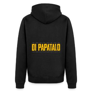 Philippines - Di Papatalo - Unisex Premium Organic Zip Hoodie - black - Back - Nico (187cm)