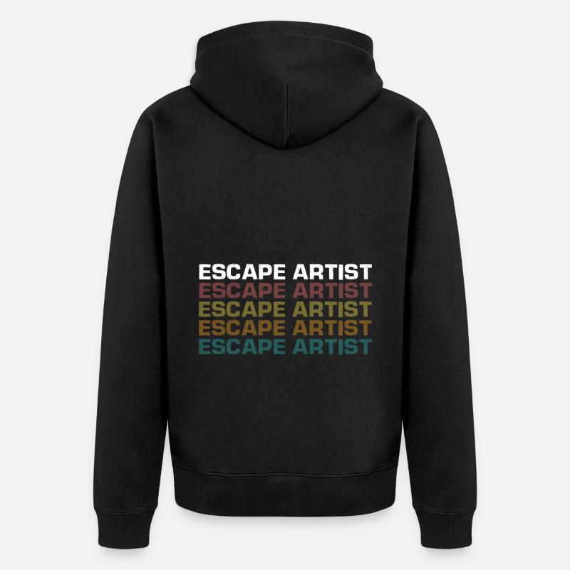 Lockpicking Lock Picking Aufsperrdienst Designs - Unisex Premium Bio Zip Hoodie - Schwarz