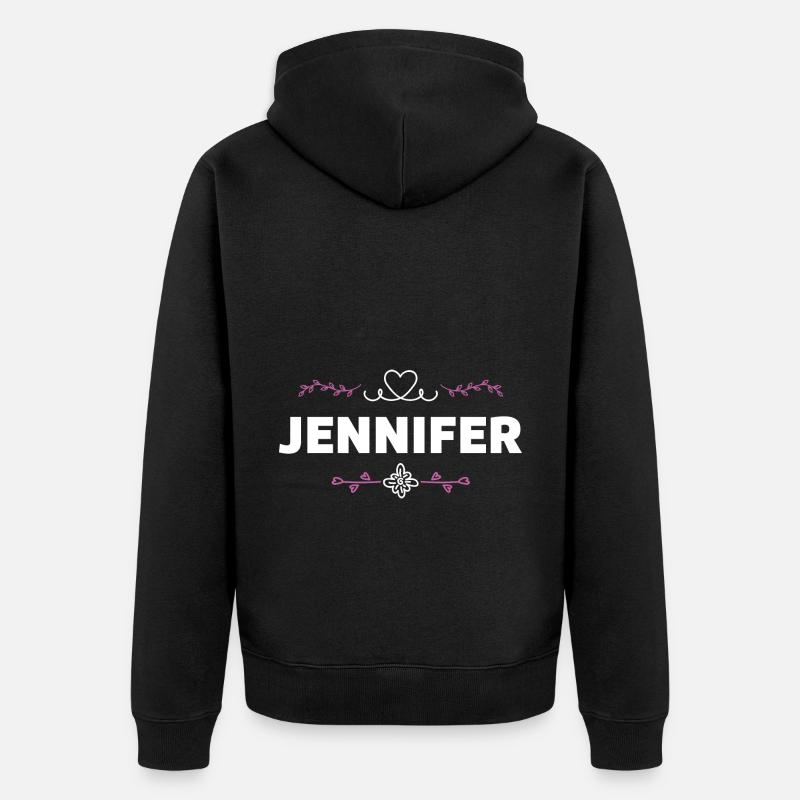Jennifer - Veste à capuche bio Premium Unisexe - noir