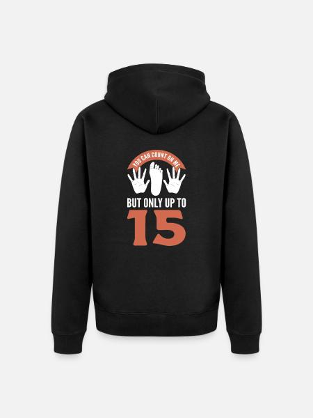 Amputierter Amputation Regierung Korruption - Unisex Premium Bio Zip Hoodie - Schwarz