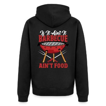 Grill Grill BBQ Grill Party Beer Chef Griller Fle - Veste à capuche bio Premium Unisexe - noir - Dos - Nico (187cm)
