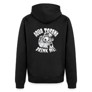 Aqua Tofana Boire Mystère Fan Potion Boisson - Veste à capuche bio Premium Unisexe - noir - Dos - Nico (187cm)