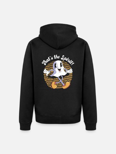 Hilarant Amis Mignons WordPlay - Veste à capuche bio Premium Unisexe - noir