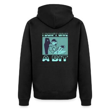 Retro Gaming Gamer Pixel Look - Veste à capuche bio Premium Unisexe - noir - Dos - Nico (187cm)