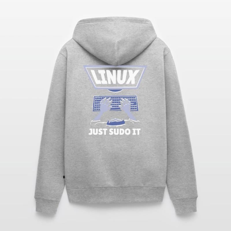 Logiciel Linux Programme de programmation Open Source Veste à capuche bio Premium Unisexe