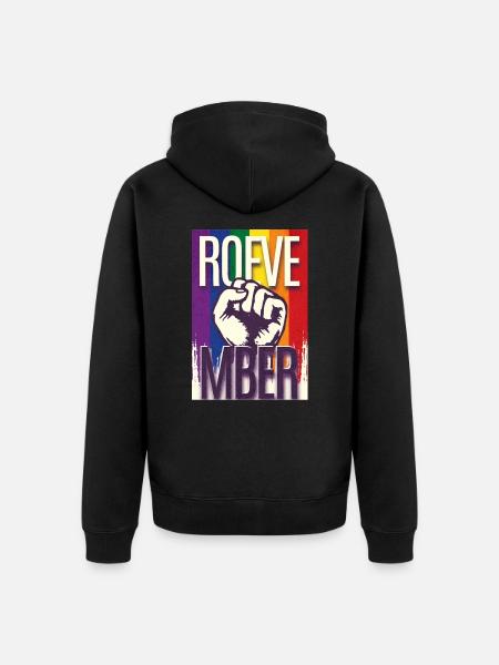 Roevember Election November Politic - Unisex Premium Organic Zip Hoodie - black