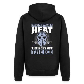 Si vous ne pouvez pas supporter une chaleur, alors quittez la glace - Veste à capuche bio Premium Unisexe - noir - Dos - Nico (187cm)