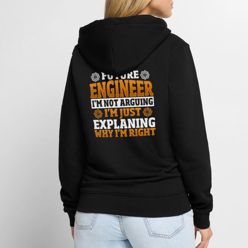 Future Engineer Mechanical Engineering Mechanical Unisex Premium Organic Zip Hoodie