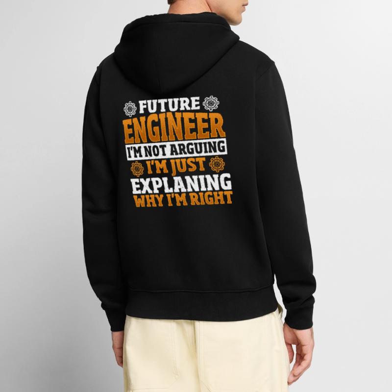 Future Engineer Mechanical Engineering Mechanical Unisex Premium Organic Zip Hoodie