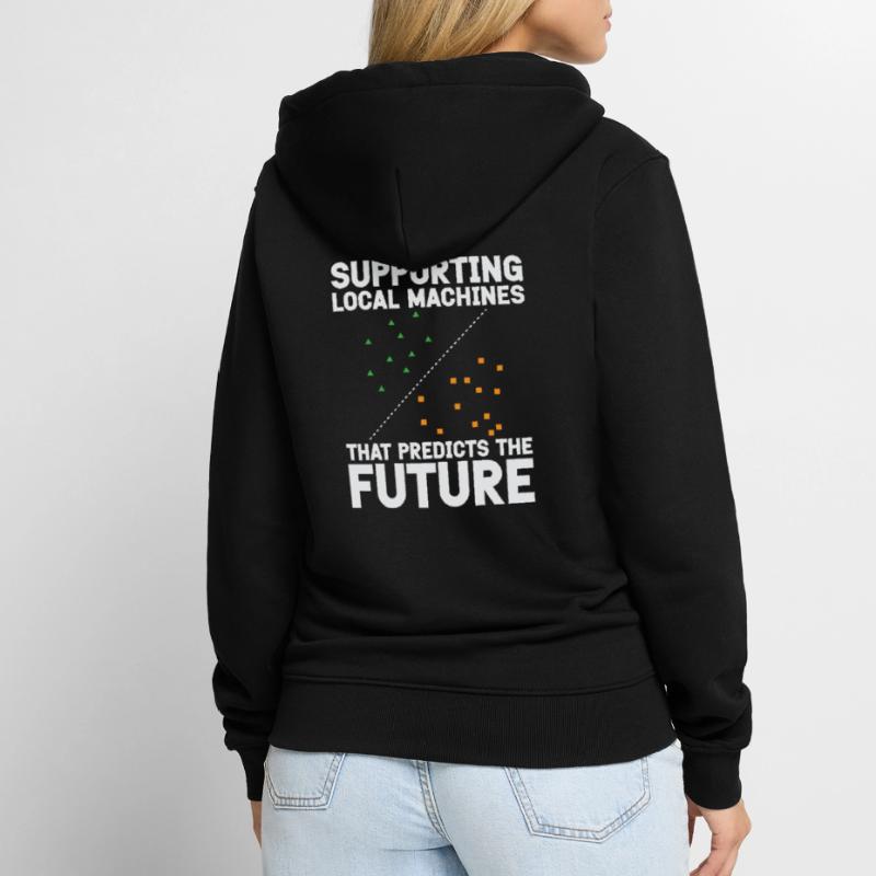 Support Vector Machines Programmer Artificial Unisex Premium Organic Zip Hoodie