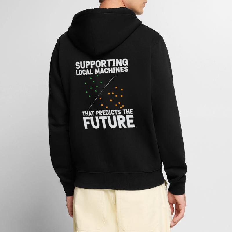 Support Vector Machines Programmer Artificial Unisex Premium Organic Zip Hoodie
