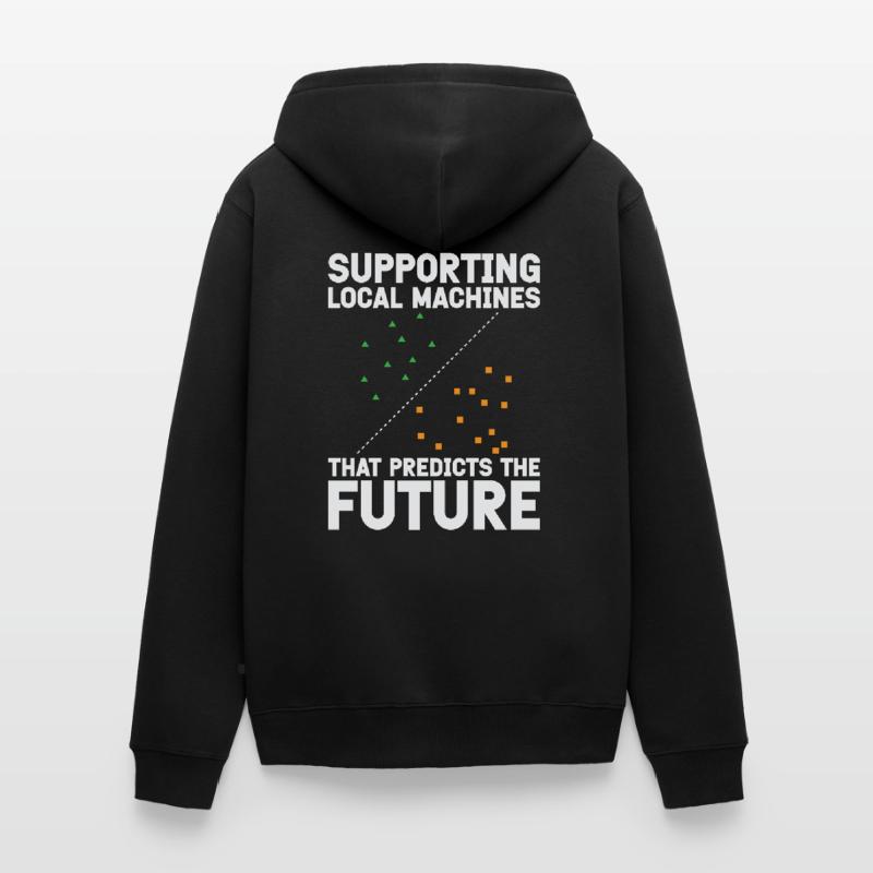 Support Vector Machines Programmer Artificial Unisex Premium Organic Zip Hoodie