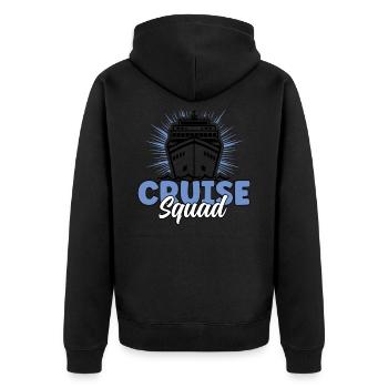 Escadron de croisière Croisière océanique correspondant Navire de croisière - Veste à capuche bio Premium Unisexe - noir - Dos - Nico (187cm)