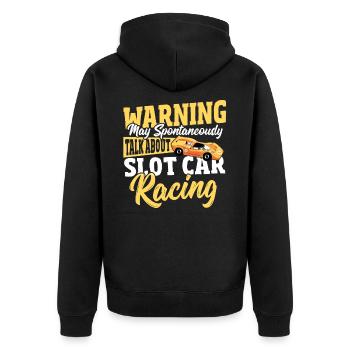 Slot Car Racing Slot Car Race Slot Car Racing - Veste à capuche bio Premium Unisexe - noir - Dos - Nico (187cm)