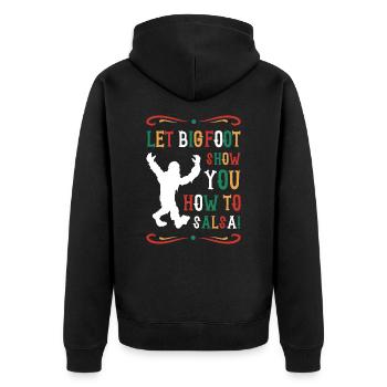 Cinco de Mayo Cryptozoologie Bigfoot Fiesta - Veste à capuche bio Premium Unisexe - noir - Dos - Nico (187cm)