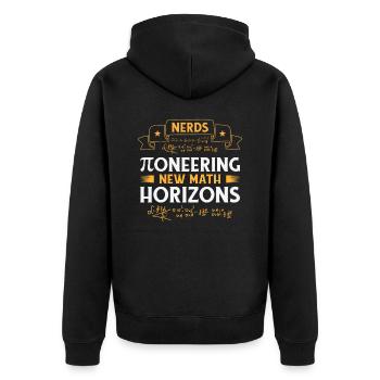 Pi Day Nerd Pi Symbol Number Nerdy Math - Veste à capuche bio Premium Unisexe - noir - Dos - Nico (187cm)