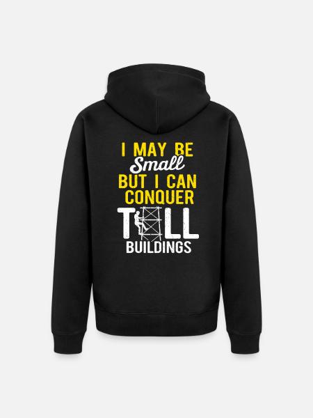 Zellturmkletterer Klettertechniker - Unisex Premium Bio Zip Hoodie - Schwarz