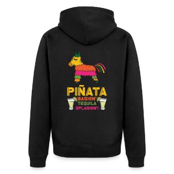 Cinco De Mayo Fête mexicaine de la Piñata Fiesta - Veste à capuche bio Premium Unisexe - noir - Dos - Nico (187cm)