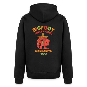 Cinco de Mayo Cryptozoologie Bigfoot Fiesta - Veste à capuche bio Premium Unisexe - noir - Dos - Nico (187cm)