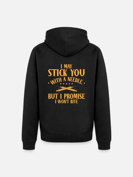 Phlebotomist Phlebotomy Nurse Tech - Unisex Premium Organic Zip Hoodie - black