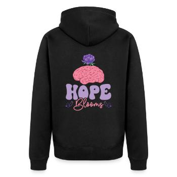 Infirmière Alzheimer’s Awareness Medical - Veste à capuche bio Premium Unisexe - noir - Dos - Nico (187cm)