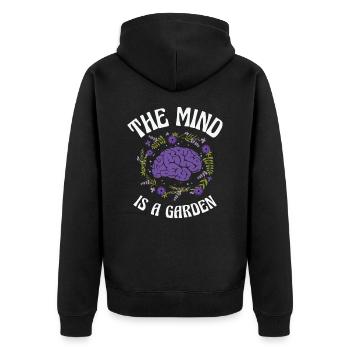 Infirmière Alzheimer’s Awareness Medical - Veste à capuche bio Premium Unisexe - noir - Dos - Nico (187cm)