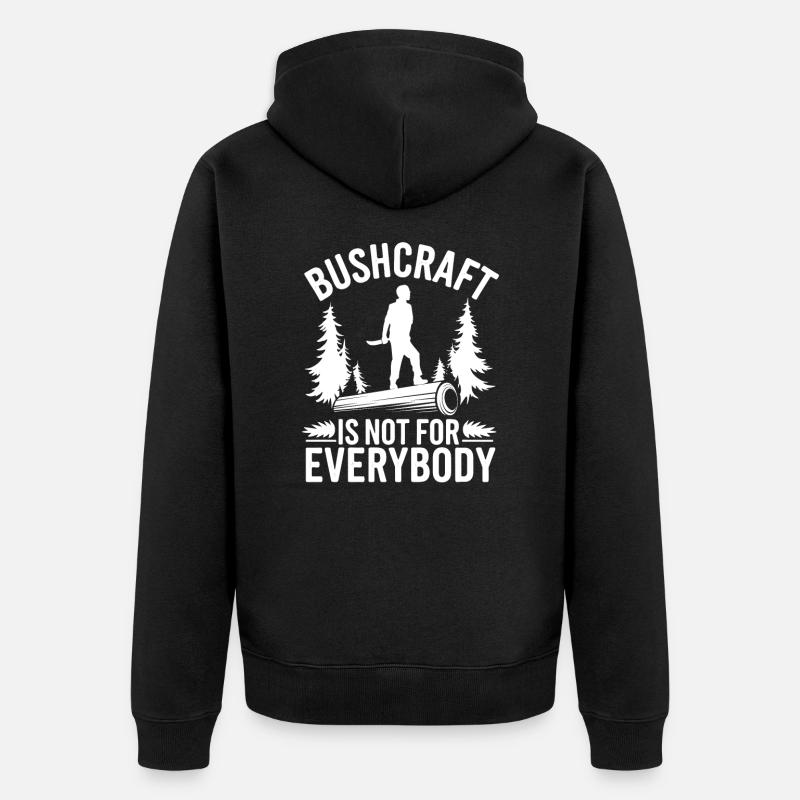 Bushcraft - Veste à capuche bio Premium Unisexe - noir