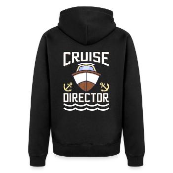 Kreuzfahrt Kreuzfahrtdirektor Directeur de croisière - Veste à capuche bio Premium Unisexe - noir - Dos - Nico (187cm)
