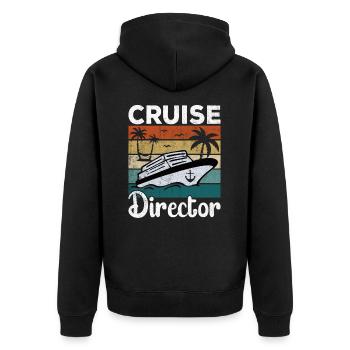 Kreuzfahrt Kreuzfahrtdirektor Directeur de croisière - Veste à capuche bio Premium Unisexe - noir - Dos - Nico (187cm)