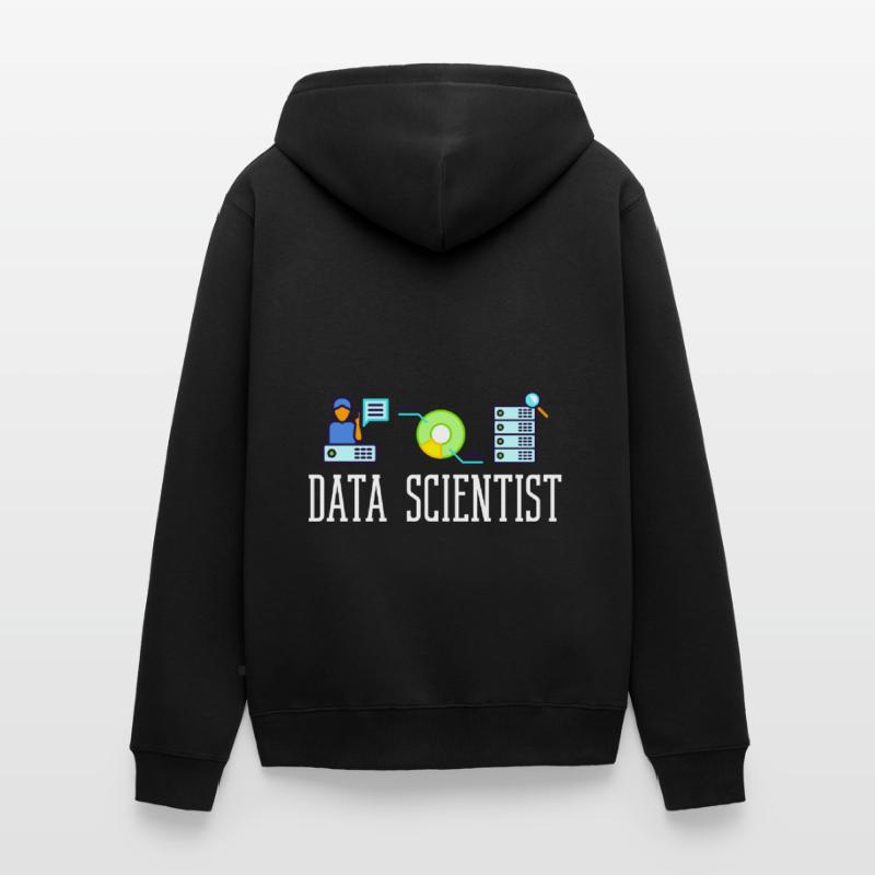 Data Scientist Data Science Science Veste à capuche bio Premium Unisexe
