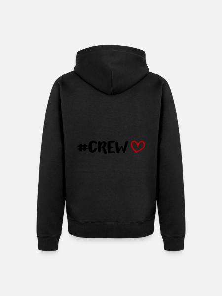 Coeur d'équipage - Veste à capuche bio Premium Unisexe - noir