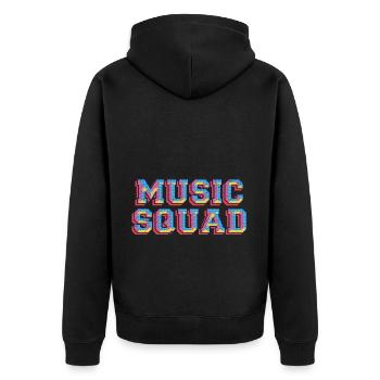 Groupe de musique Professeur de musique Musicien - Veste à capuche bio Premium Unisexe - noir - Dos - Nico (187cm)