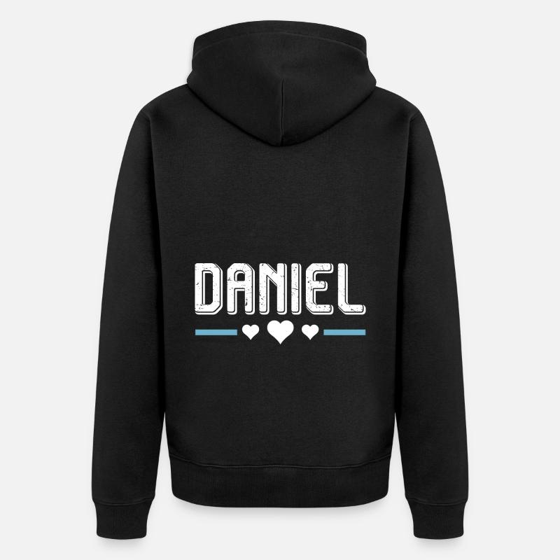Daniel - Veste à capuche bio Premium Unisexe - noir