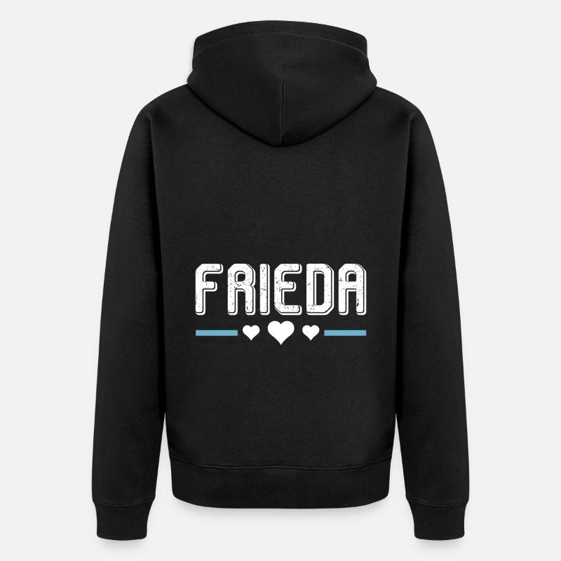 Frieda - Veste à capuche bio Premium Unisexe - noir
