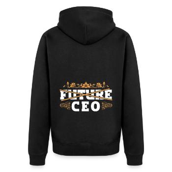 Feminist Women's Rights Female - Unisex Premium Bio Zip Hoodie - Schwarz - Hinten - Nico (187cm)