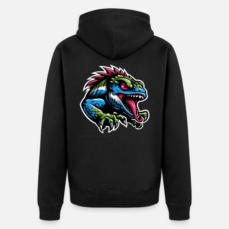 Caméléon - Veste à capuche bio Premium Unisexe - noir