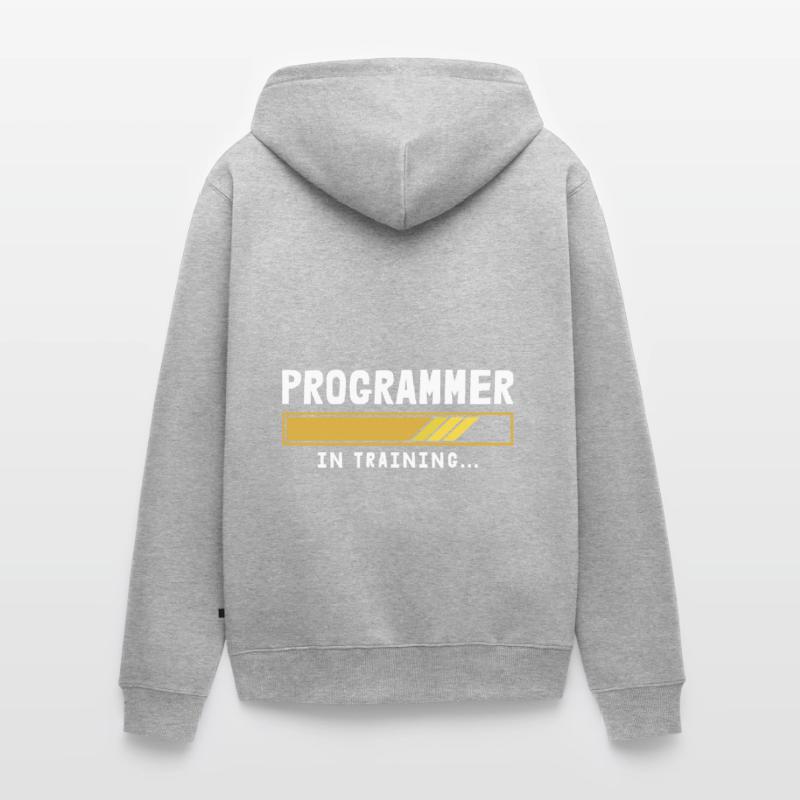 Programmer Coder Software Developer Unisex Premium Organic Zip Hoodie