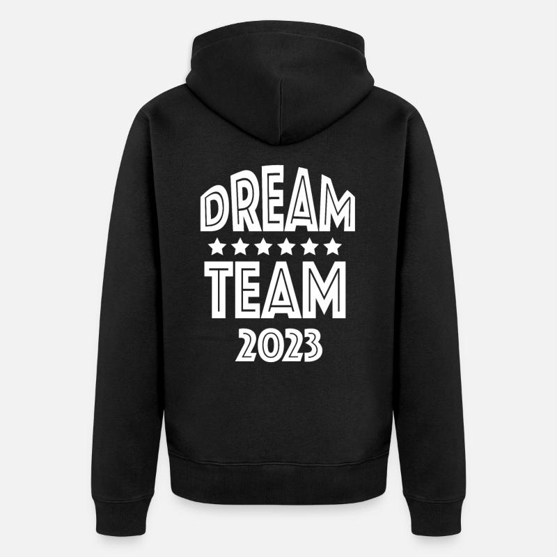 Super équipe - Veste à capuche bio Premium Unisexe - noir