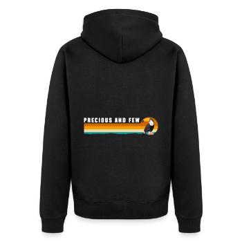 Bird Holiday Nature South America - Unisex Premium Organic Zip Hoodie - black - Back - Nico (187cm)