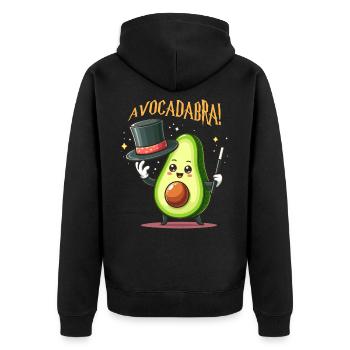 Avocat - Veste à capuche bio Premium Unisexe - noir - Dos - Nico (187cm)