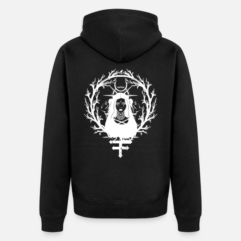 Succube de l’enfer - Veste à capuche bio Premium Unisexe - noir