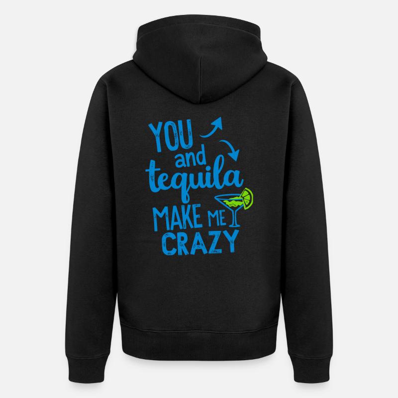 Tequila Party Dire Citation - Veste à capuche bio Premium Unisexe - noir