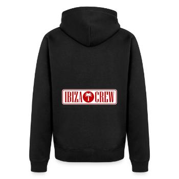 Ibiza Équipage - Veste à capuche bio Premium Unisexe - noir - Dos - Nico (187cm)