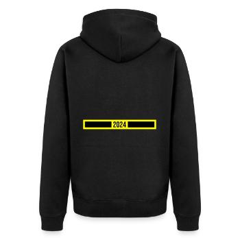 Année 2024 - Veste à capuche bio Premium Unisexe - noir - Dos - Nico (187cm)