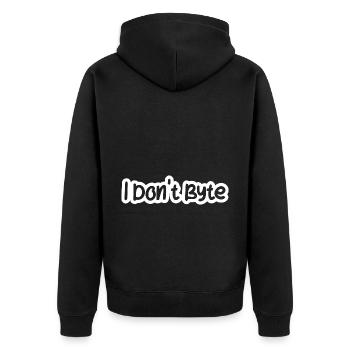 Programmeur Coder Développeur de logiciels - Veste à capuche bio Premium Unisexe - noir - Dos - Nico (187cm)