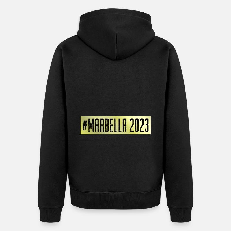 Marbella 2023 - Veste à capuche bio Premium Unisexe - noir